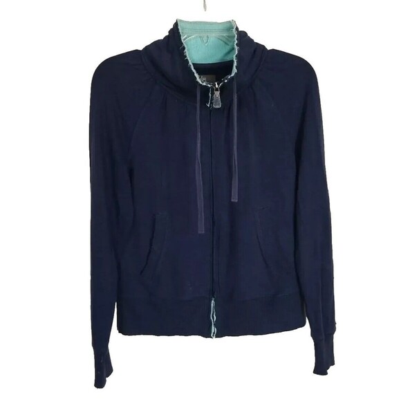 Alo Yoga Jacket Womens Size XS Blue Athleisure Active Full Zip - Picture 1 of 10